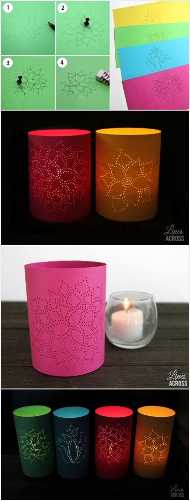 15 Stunning DIY Paper Lanterns and Lamps - Step by step - K4 Craft