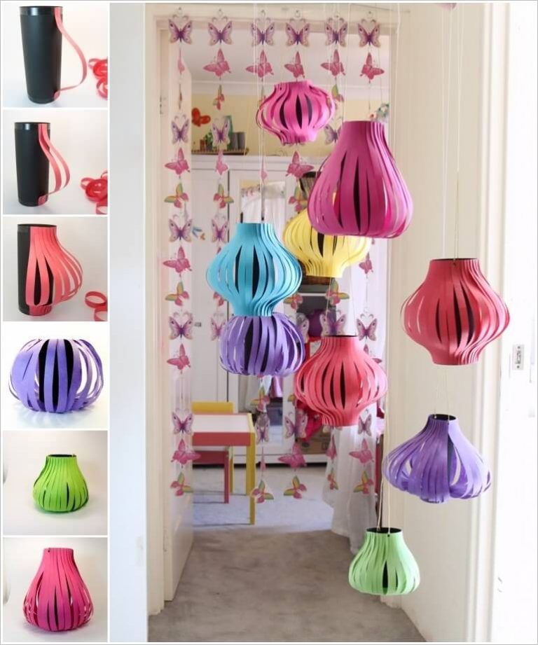 15 Stunning DIY Paper Lanterns and Lamps - Step by step - K4 Craft