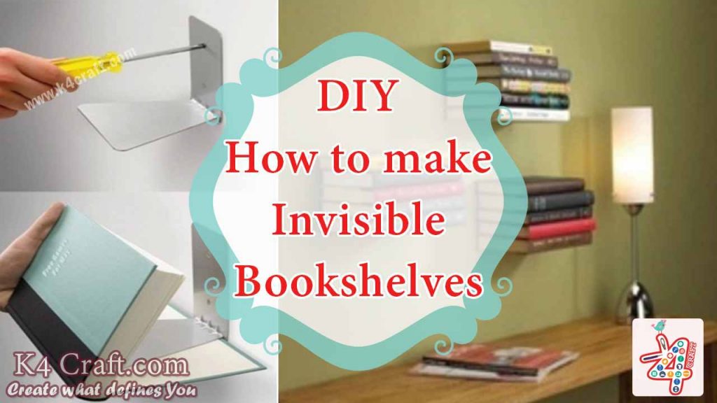 Learn to Make Invisible Bookshelf (Step by Step Tutorial) K4 Craft