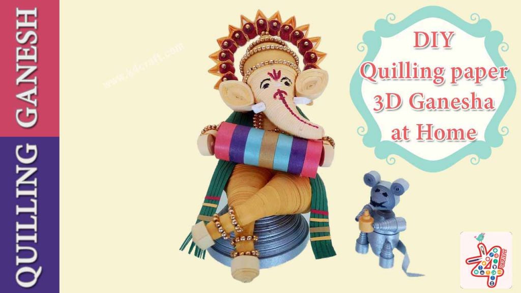 DIY: How to make Quilling paper 3D 