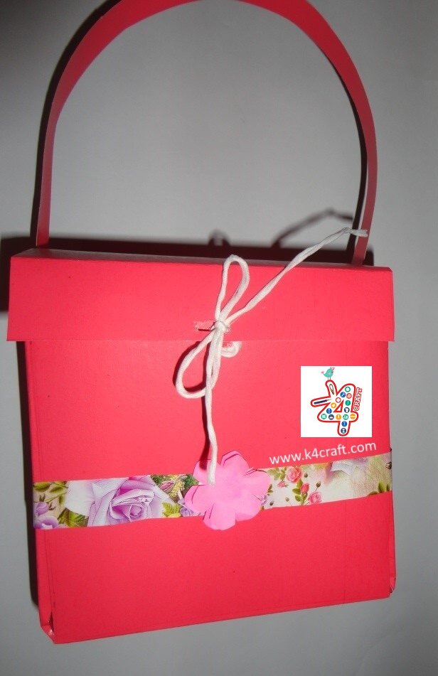 paper gift bag DIY Crafts: Paper GIFT BAG (Easy) - Step by step
