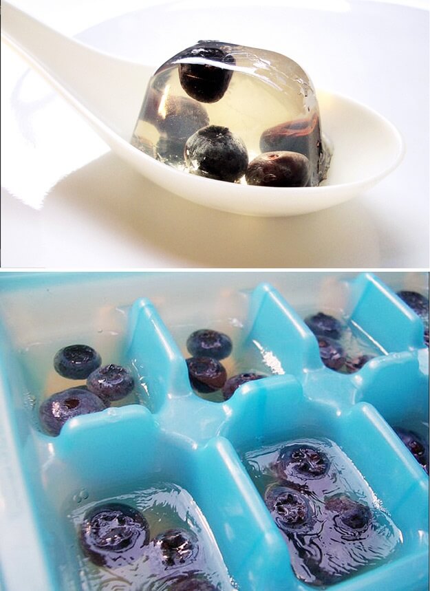 Blueberry-Martini-Jello-Shots-k4craft Clever DIY Projects: Creative way to Use of Ice Cube Tray