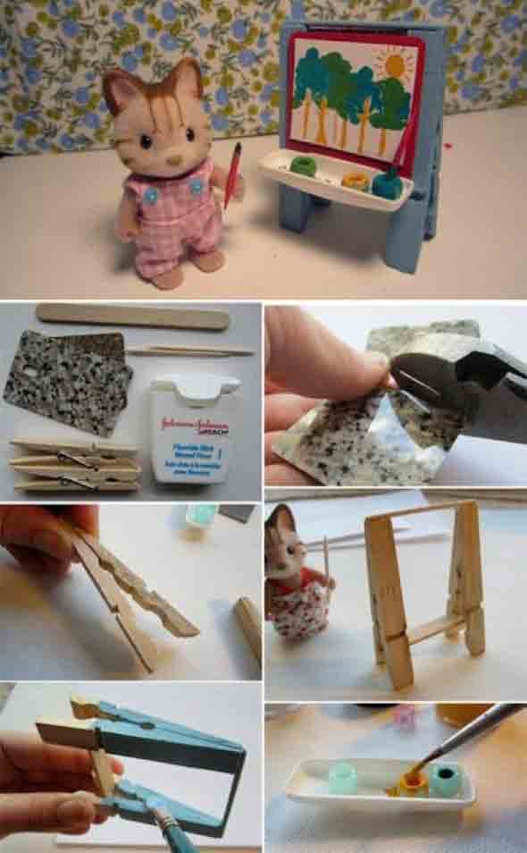 DIY-Wooden-ClothesPins-Craft-k4Craft-15+ Wooden Clothespin Crafts, Activities & Ideas