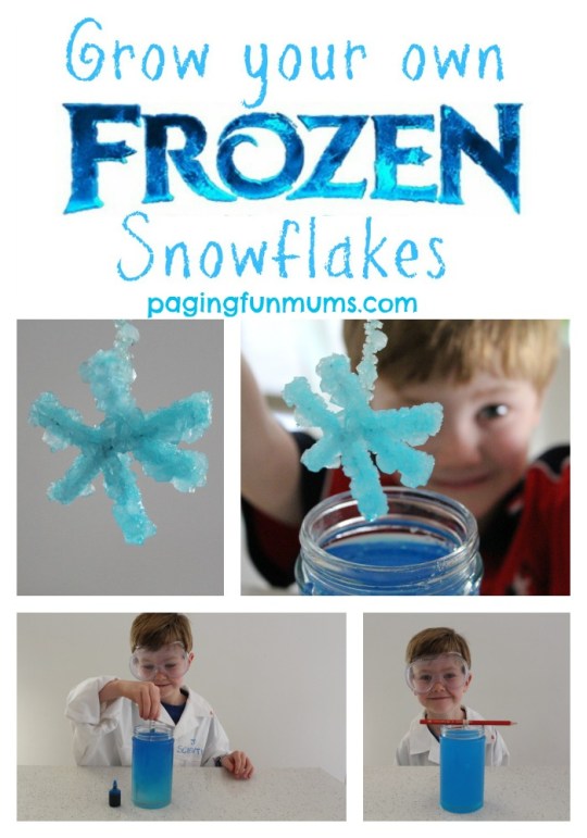 How-to-grow-your-own-frozen-snowflakes FROZEN Kids Craft Activities & Tutorial