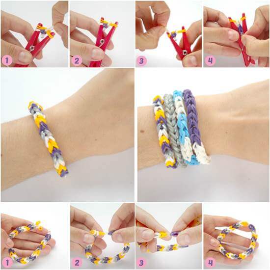how-to-make-loom-bands-DIY Easy tutorials: How to Make Loom Bands