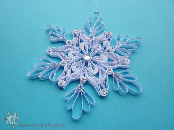 paper-quilling-Christmas-decorations-k4craft-Paper Quilling Ornaments for Christmas decoration