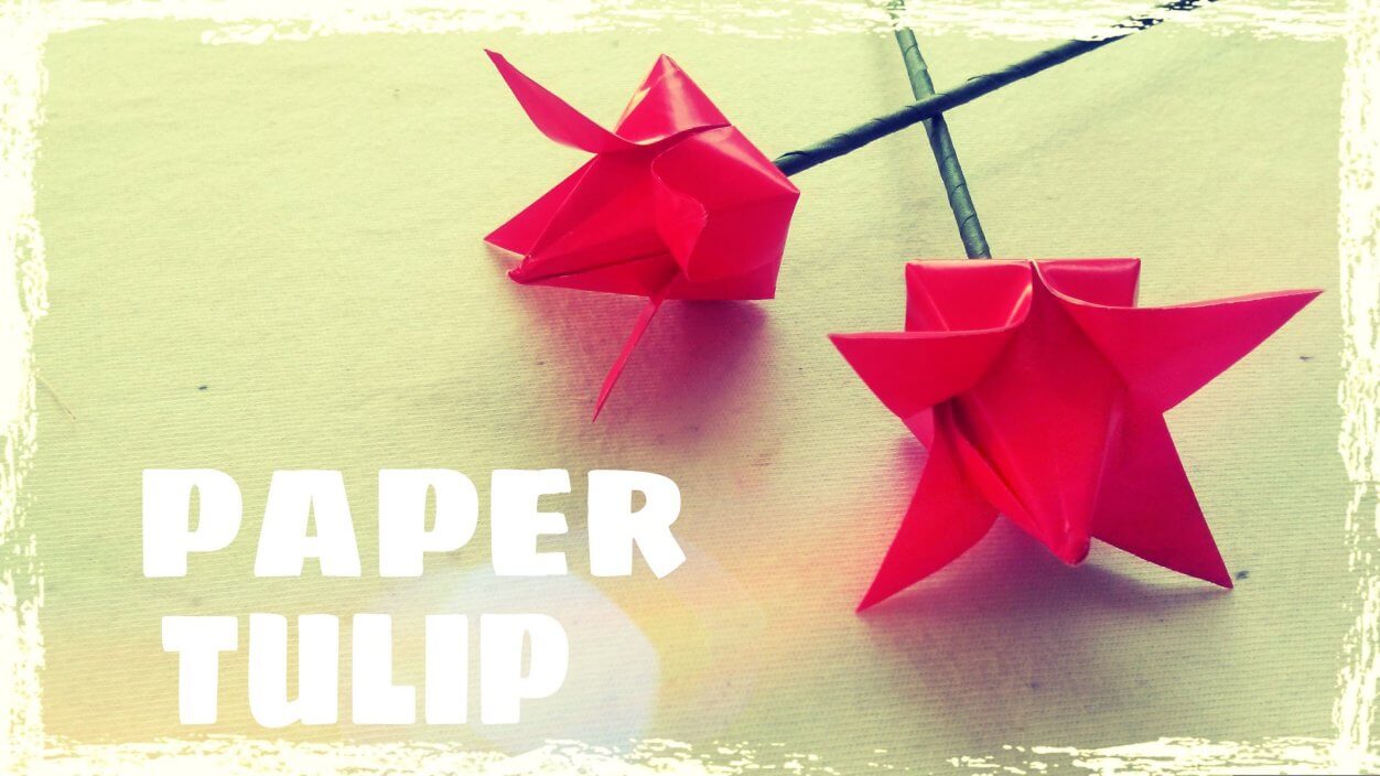 How To Make Origami Tulip Flower Step By Step K4 Craft