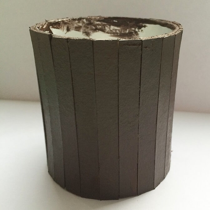 potato-chips-in-a-nice-casket-How to make a decorative flower pot of chips cans