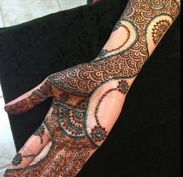 Beautiful Arabic Mehndi Designs: Full Hands and Feet