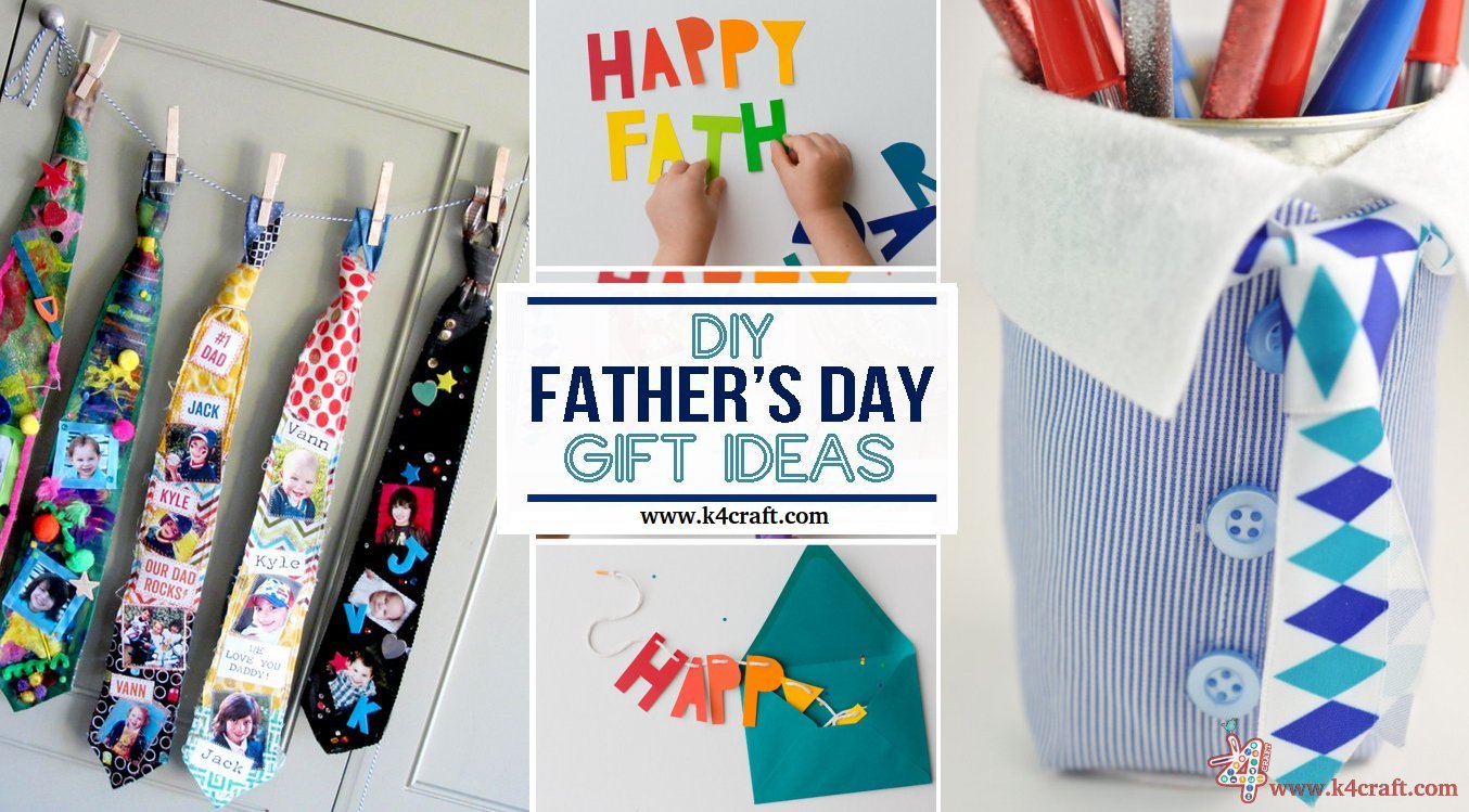 Easy DIY Father’s Day Gift Ideas and Tutorials • K4 Craft