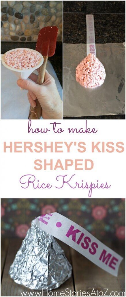 How to make Hershey's Kiss shaped rice Krispies Cheap And Easy Last-Minute DIY Gifts Ideas
