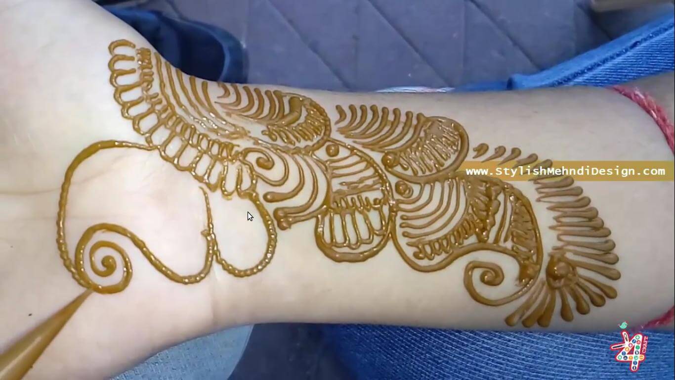 Arabic Mehndi Design for Hand - Raksha Bandhan Special