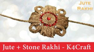 Handmade Bead Work Jute Rakhi (Set of 2) 36