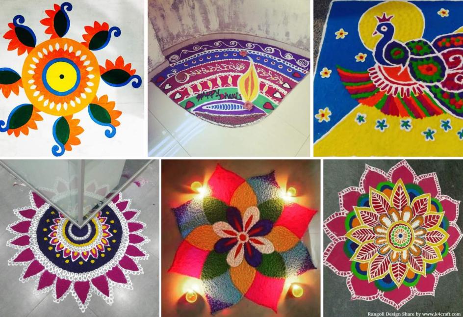  Beautiful Rangoli Designs for Diwali