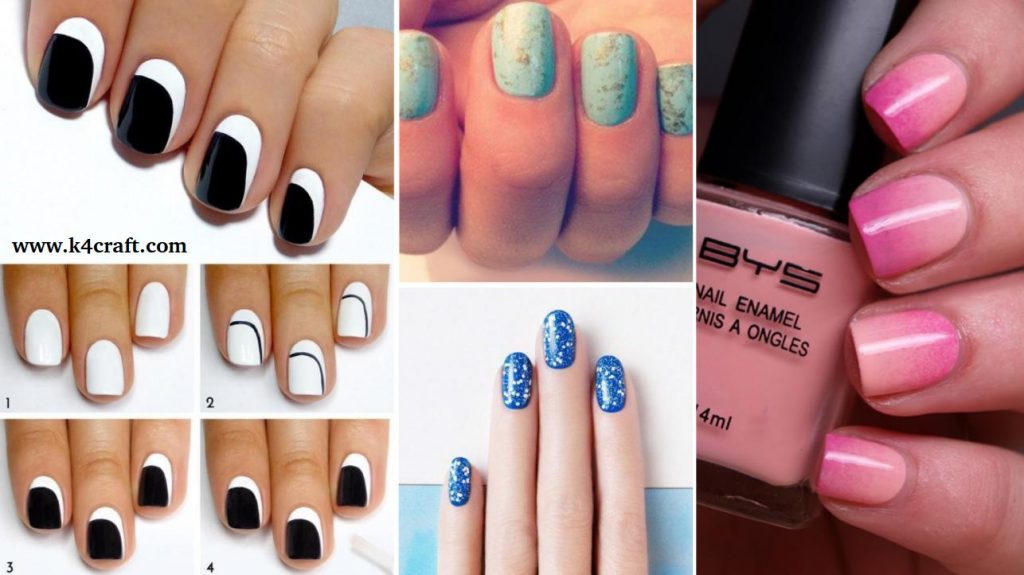 15 Simple Nail Art Designs for Lazy Girls - Step by step • K4 Craft