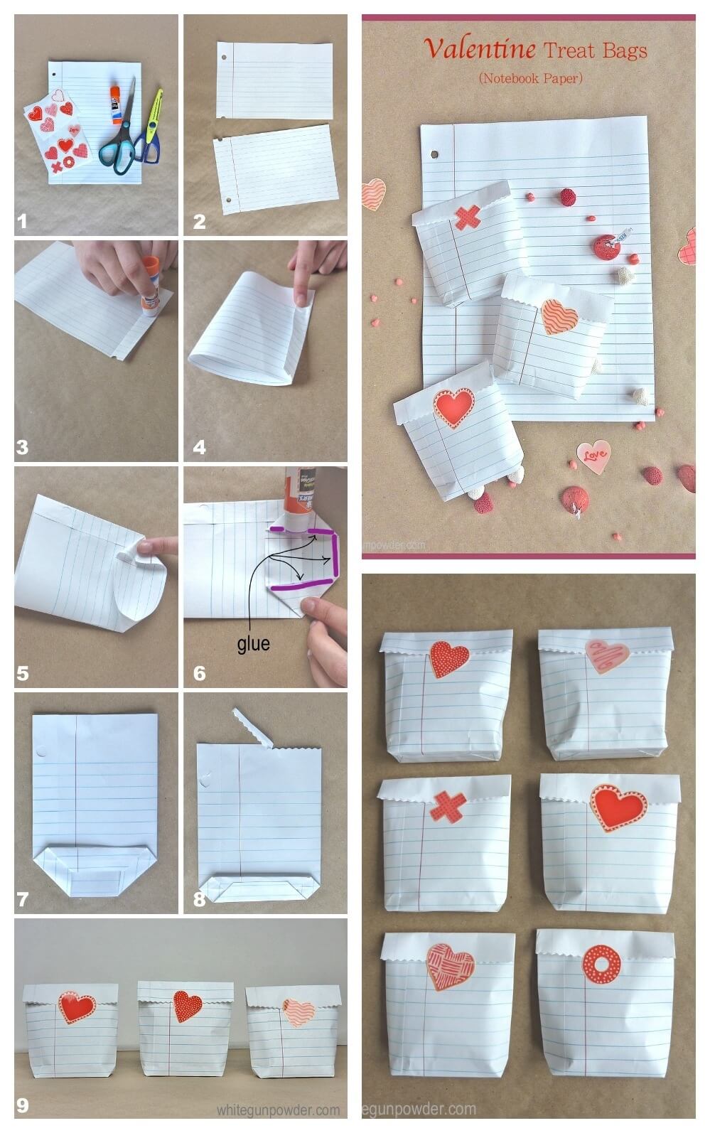 Valentine's Day Handmade Cards and Gift Ideas - Step by step