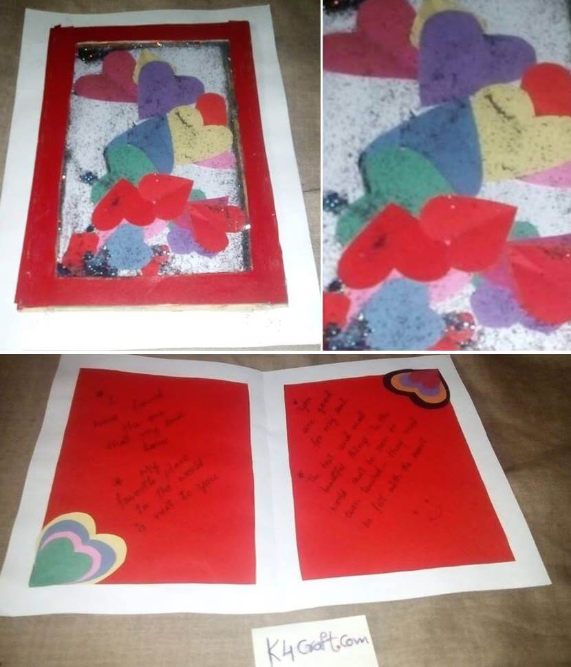 DIY Valentine Shaker card Valentine’s Day Handmade Craft Ideas