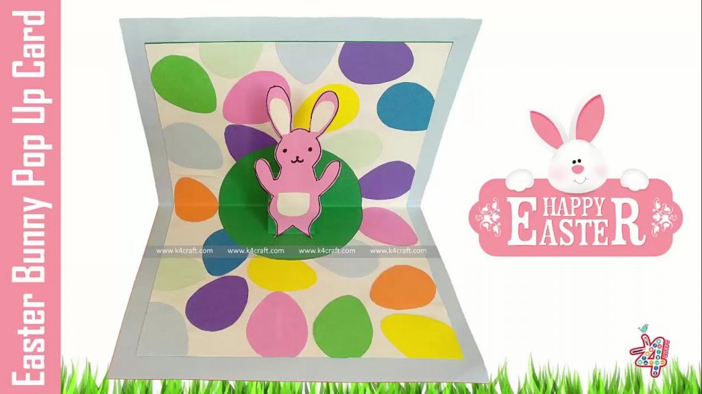 Tutorial: How to make Easter Bunny Pop up card 
