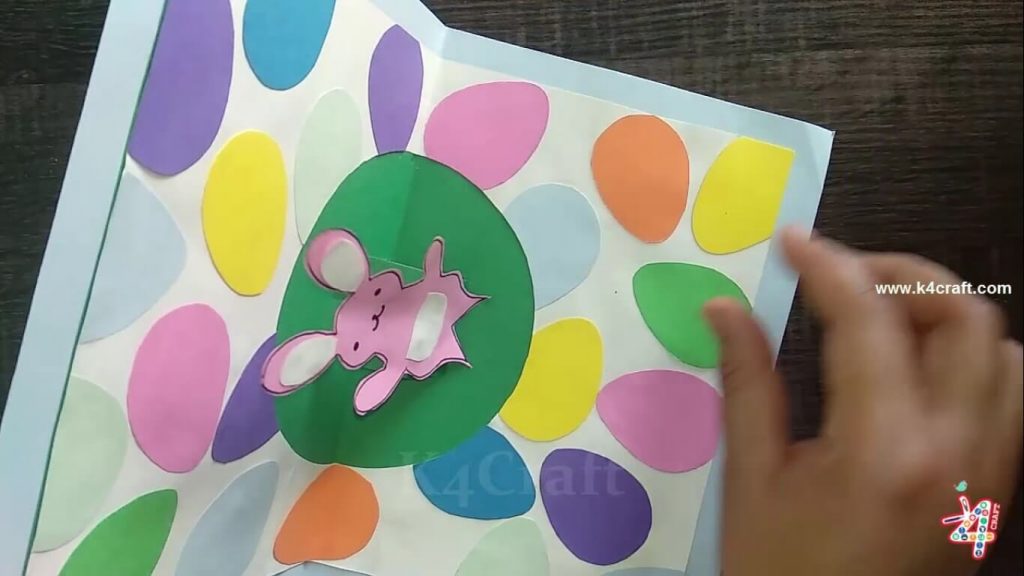 Tutorial: How to make Easter Bunny Pop up card 