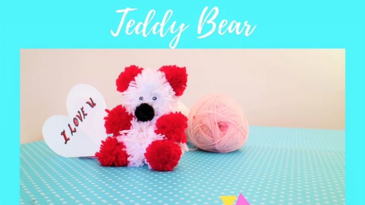 DIY Teddy Bear : How to a Pom Teddy Bear • K4 Craft