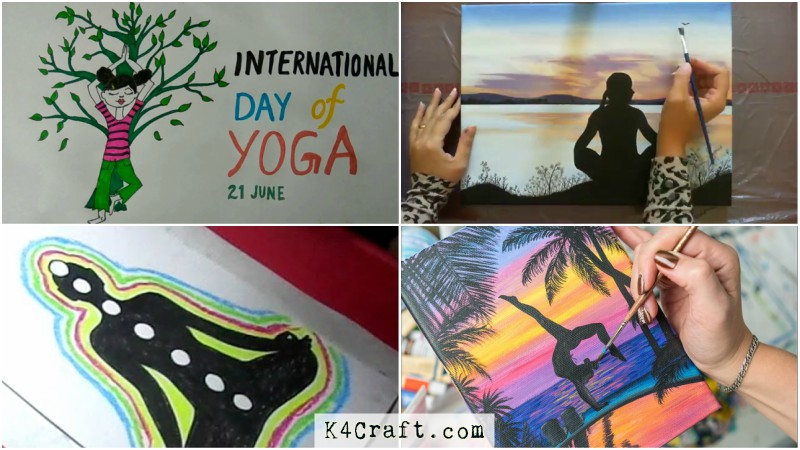 Yoga Day: Drawing – India NCC-saigonsouth.com.vn