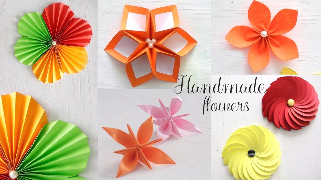 steps in making a paper flower