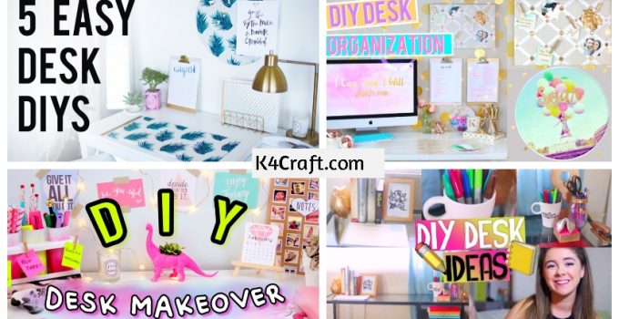 Diy Study Spaces Desk Decor Organization Tutorials K4 Craft