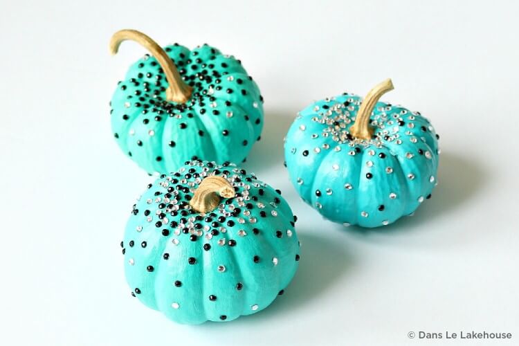 Sequined pumpkins