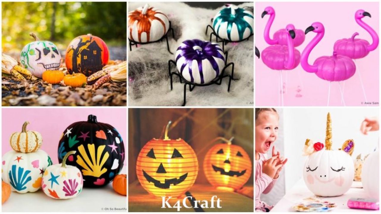 30 Pumpkin Decorating Ideas For Halloween • K4 Craft