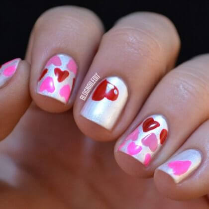 Valentine's Day Nail Art Ideas 2024 - K4 Craft