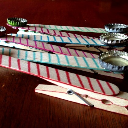 The one with stripes! Catapult Craft for Kids