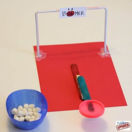 Boomer! It's a goal Catapult Craft for Kids