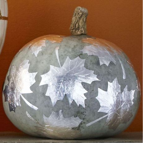 Foil patterned Pumpkin craft for you