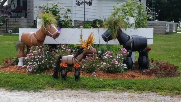 Plant And Flower Pot Horse Craft - Adorable Horse Craft Ideas to Have Fun with toddlers, preschool kids