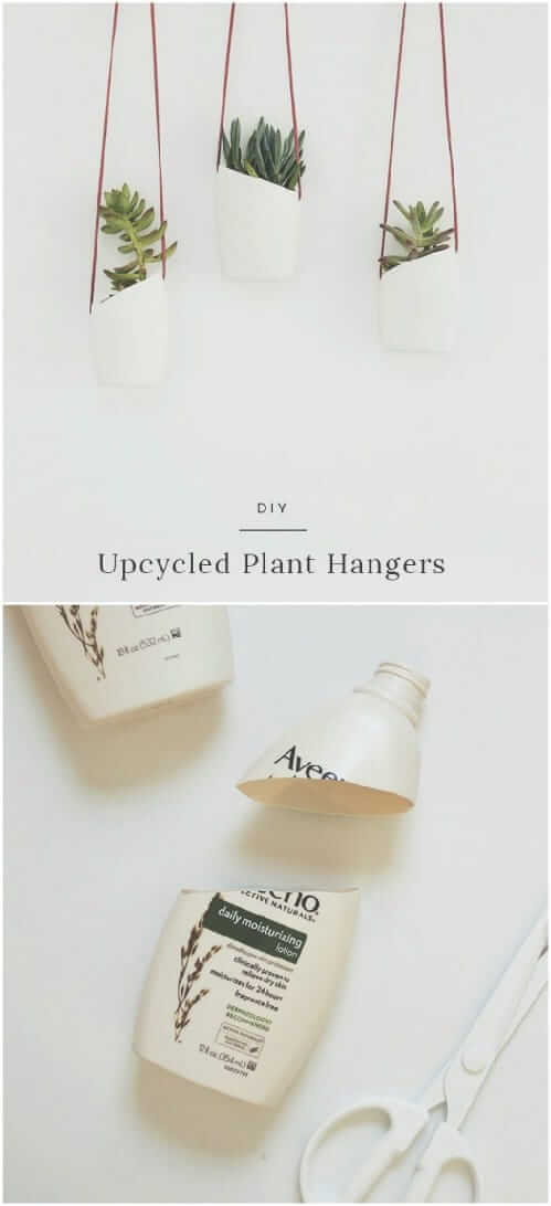 DIY Upcycled Designer Plant Hangers