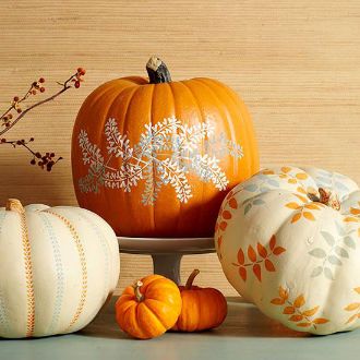Patterned Pumpkin craft ideas