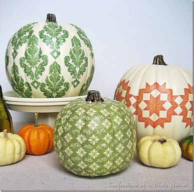 Beautifully painted pumpkin craft ideas for you