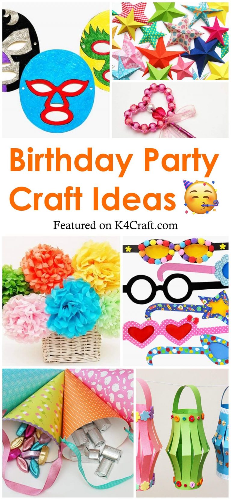 Birthday Party Craft Ideas K4 Craft