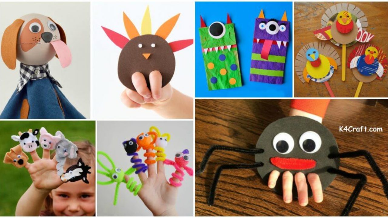 DIY Puppet Making Crafts Kids Will Love • K4 Craft