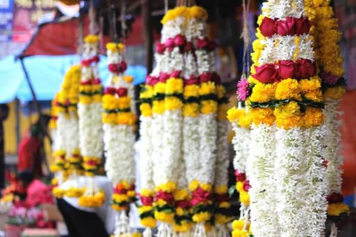 Beautiful floral decoration for Maha Shivratri celebrations