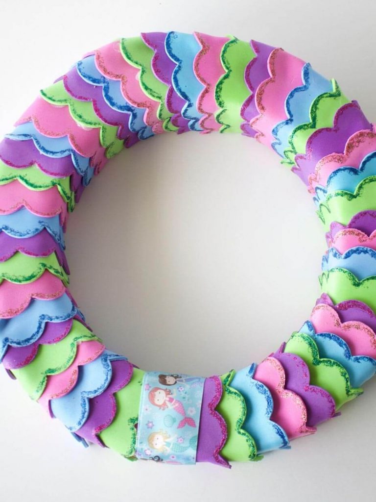  Rainbow hula hoop Mermaid Crafts Kids Will Love