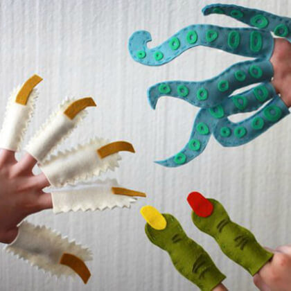 Finger puppet making crafts DIY Puppet Making Crafts Kids Will Love