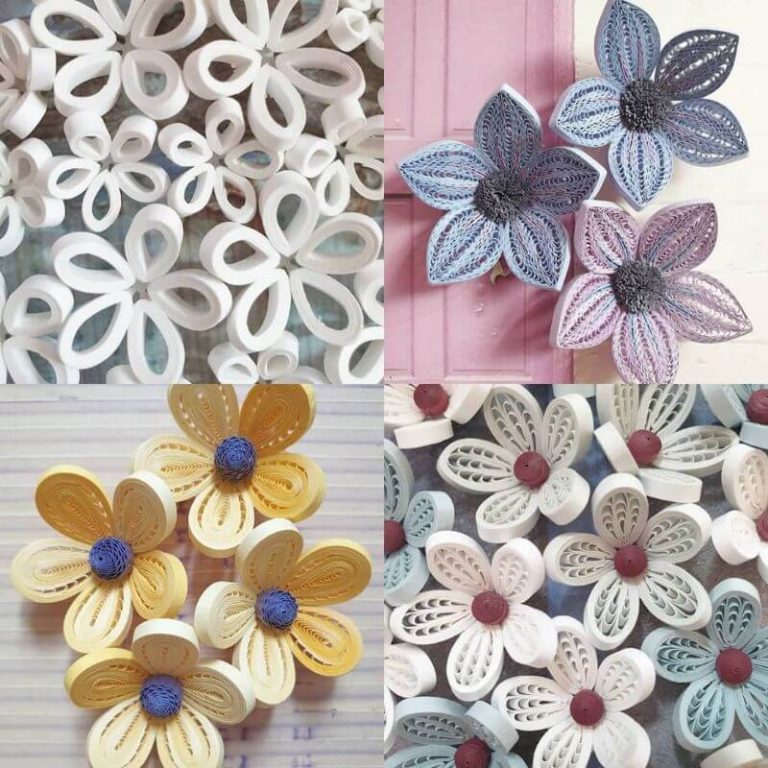 100+ Beautiful Quilling Flower Designs and Paper Quilling Cards K4 Craft