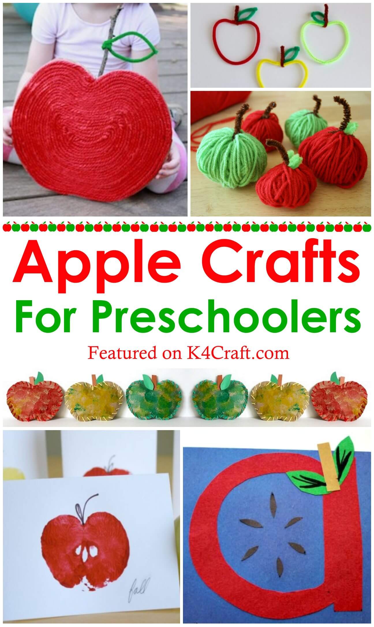 Easy Apple Crafts For Toddlers