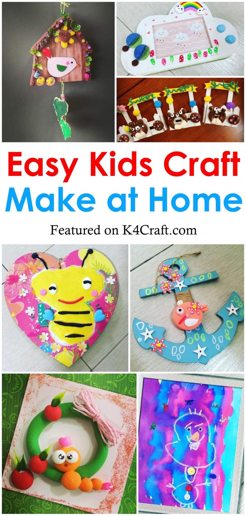 Easy Craft Ideas for Kids to Make at Home - K4 Craft