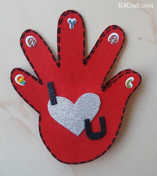 I Love You Hand Crafts