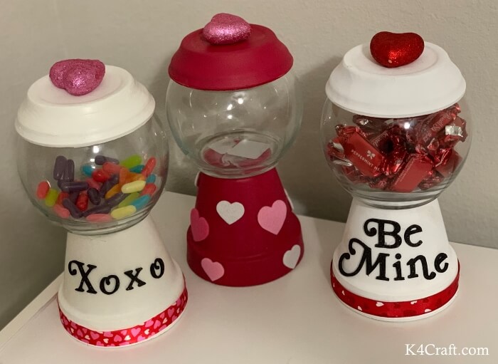Beautiful Candy jars for Valentine's Day