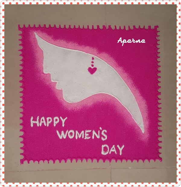 Rangoli Ideas for Women's Day