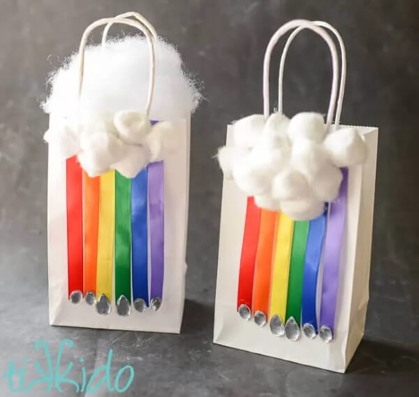 Rainbow Gift Bag Tutorial