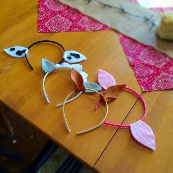 Pig Headband crafts for Kids
